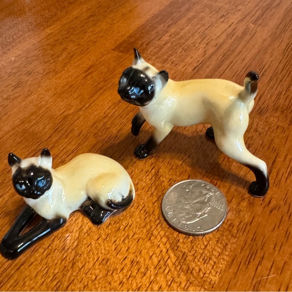 Vintage Bone China Siamese cats - Picture 6 of 6